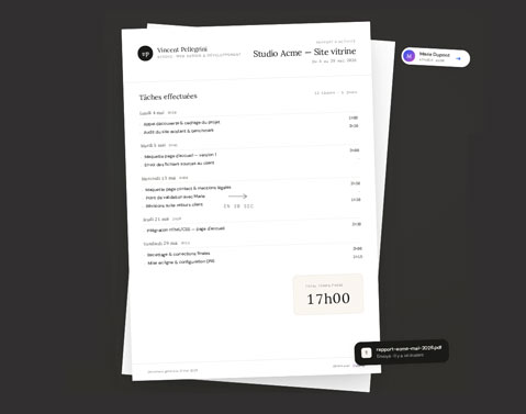 Odha - generated report
